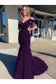Purchase Velvet Sequin Sheath Court Train Sleeveless Long Evening Dress
