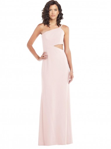 Purchase Stretch Crepe Trumpet Long Sleeveless Formal Evening Dress