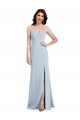 Purchase Stretch Crepe Trumpet Long Sleeveless Low Back Evening Dress