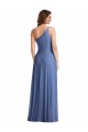 Purchase Soft Chiffon A-Line Long Sleeveless Flirty Slit Evening Dresses
